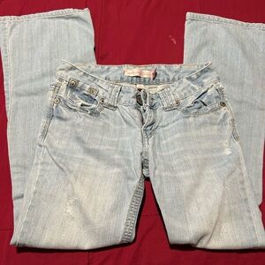 Light Blue Aeropostale flare jeans